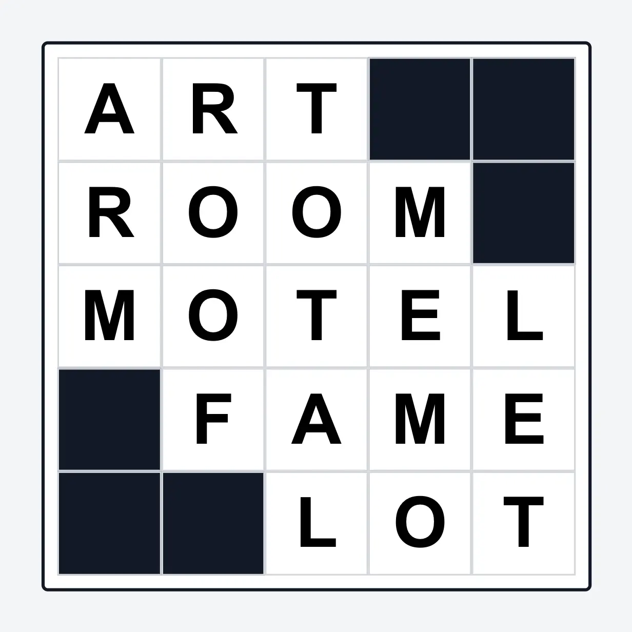Mini Crossword